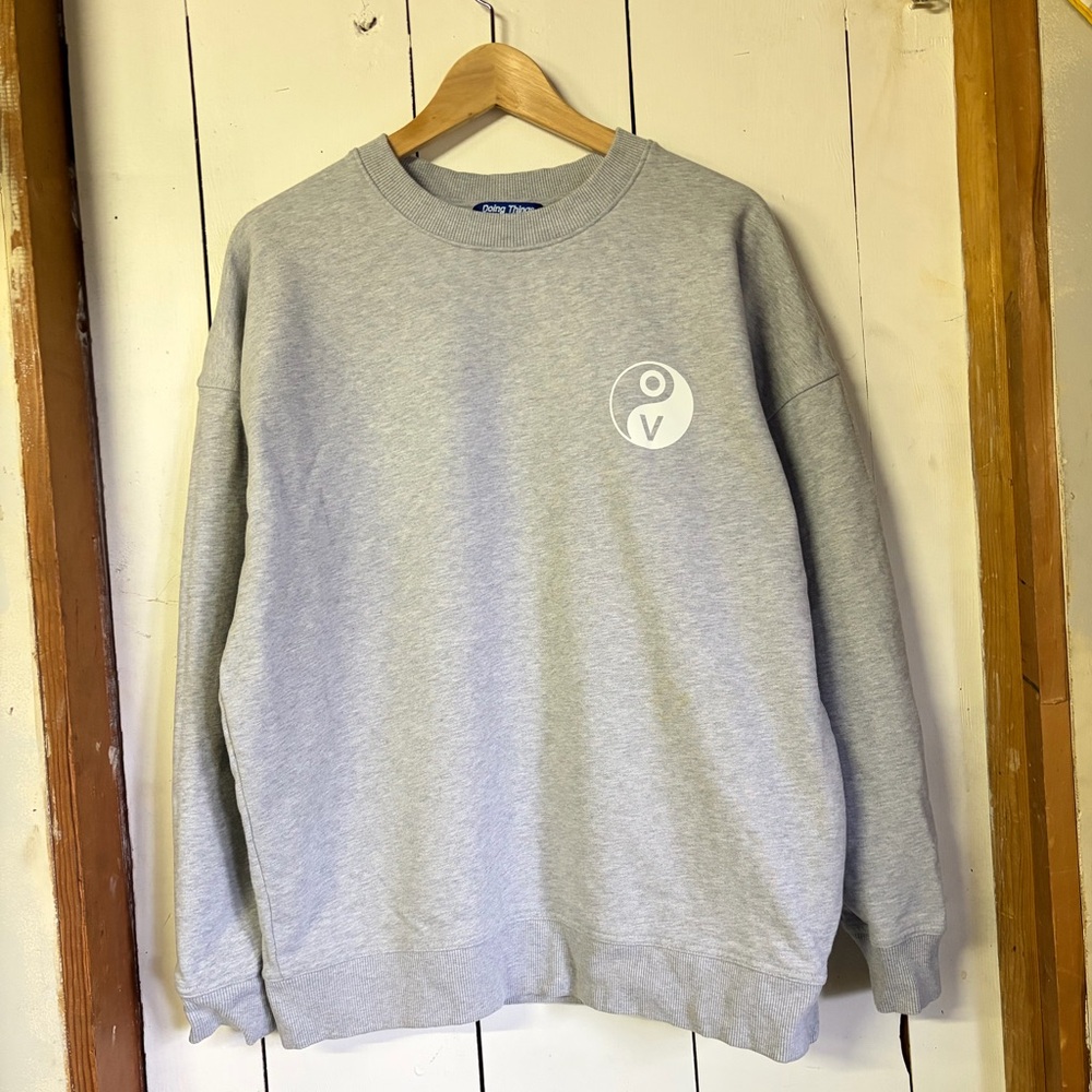 Outdoor Voices Gray Crewneck Sweater